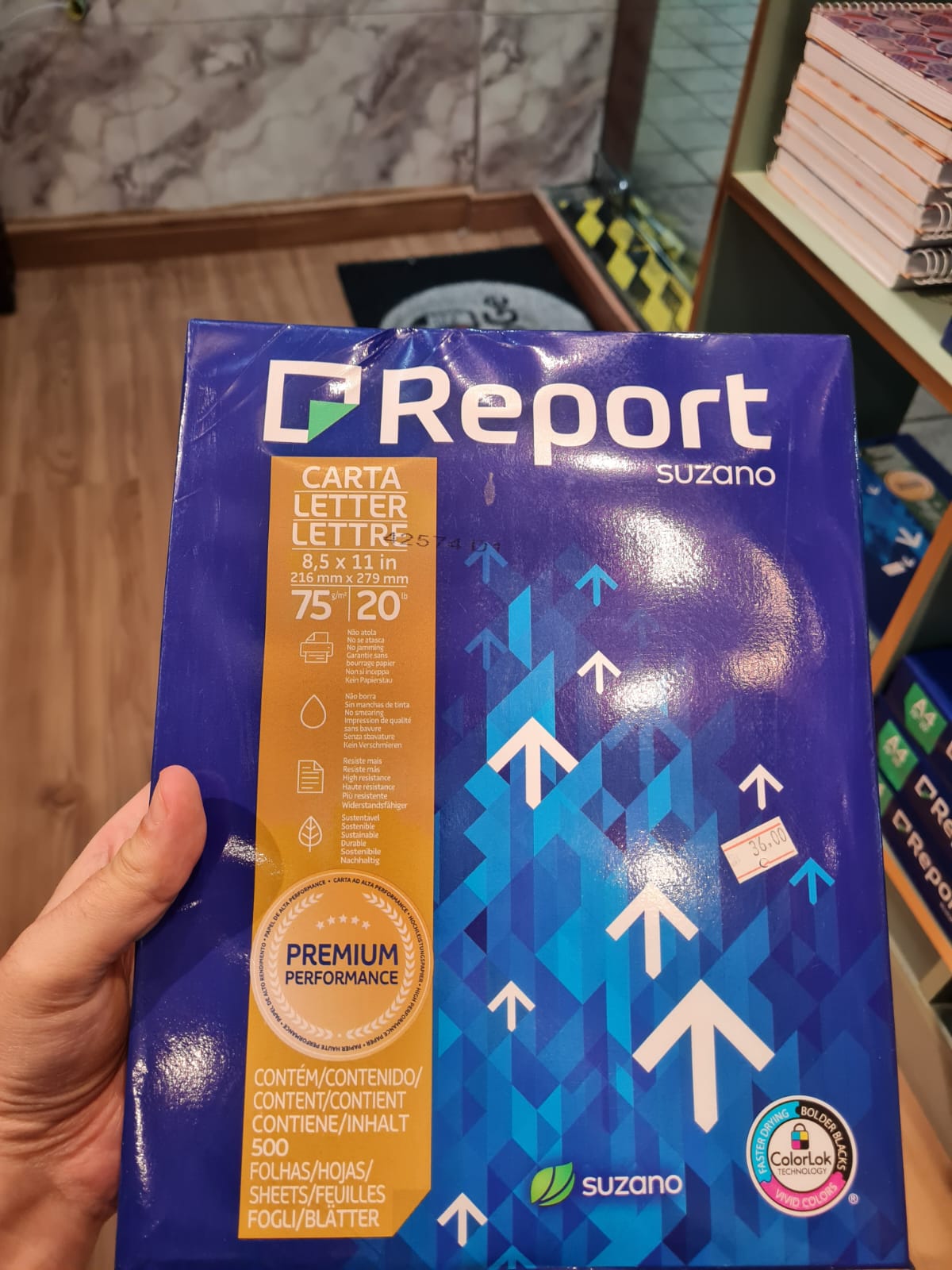 Papel Sulfite A3 500 folhas Report